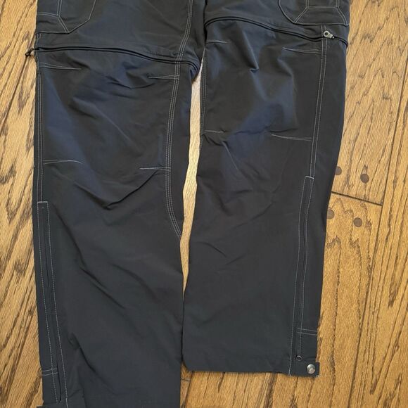 Kuhl Renegade Convertible Stealth Gray Hiking Outdoors Pants Mens 32x32 Zip Off - Picture 13 of 16